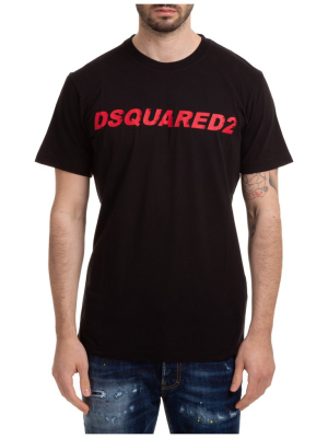 Dsquared2 Logo Print Crewneck T-shirt