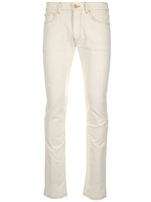 Versace Mid Rise Straight Leg Jeans