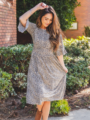 The Jojo Dress - Brown Cheetah