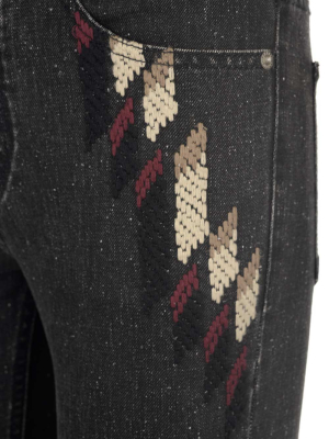 Isabel Marant Étoile Bilianab Embroidered Jeans