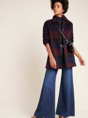 Kourtney Plaid Sweater Coat