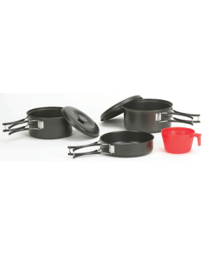 Stansport 5 Piece Black Granite Steel Non Stick Cook Set