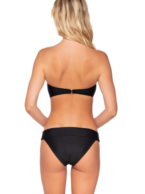 Swim Systems Black Bliss Banded Bottom