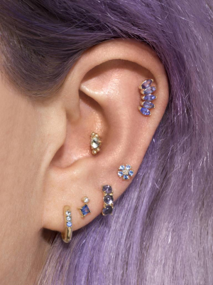 Tanzanite Tiara Stud