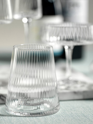 Fluted Textured All-purpose Glass - Set Of 4