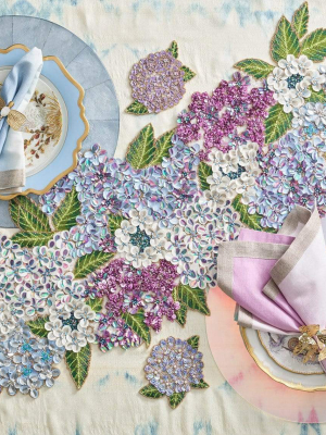 Kim Seybert Hydrangea Table Runner - Multi Colored