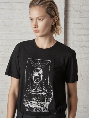 Ace Of Cups Tee, Black