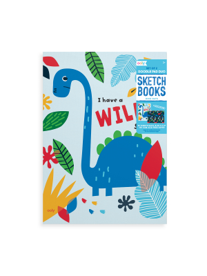 Dino Days Doodle Pad Duo Sketchbooks - Set Of 2