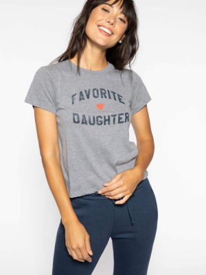 Favorite Daughter Fitted Tee - Hthr
