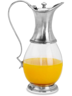 Glass Pitcher With Lid
