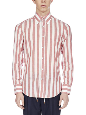 Brunello Cucinelli Button-down Striped Shirt