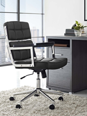 Prescott High-back Upholstered Vinyl Office Chair