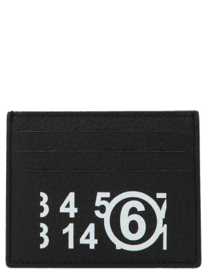 Mm6 Maison Margiela Logo Print Cardholder