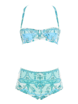 Etro Scarf Print Halterneck Bikini Set