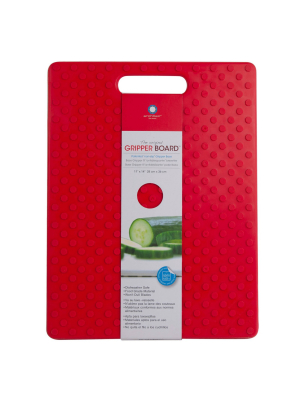 Architec Our Original Gripper Cutting Board 11"x14" Red