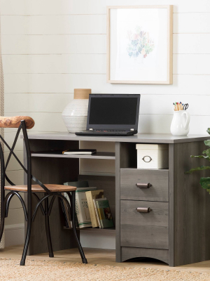 Gascony Wood Computer Desk With Drawers - South Shore