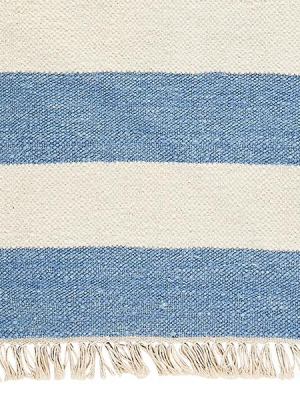 Cait Kids: Marina Wide Stripe Flatweave Rug