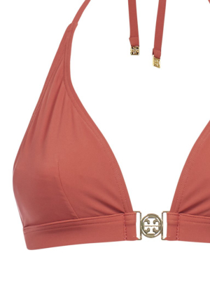 Tory Burch Miller Halter-neck Bikini Top