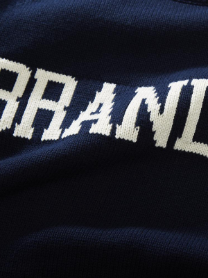 Cotton Brandeis School Sweater