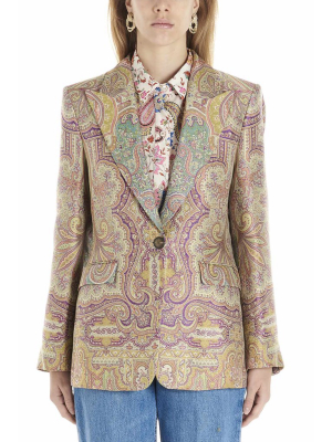 Etro Paisley Printed Blazer