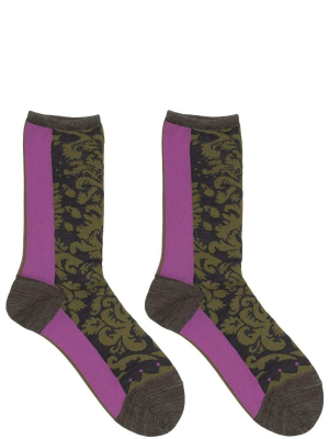 200 Yarns Damask Socks