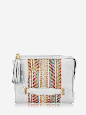 Gigi New York White Dana Crossbody Bag