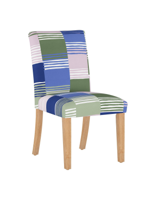 Dining Chair Sadie Stripe Lavender - Cloth & Company