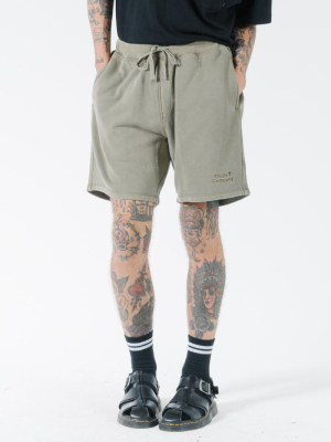 Tonal Stacked Thrills Company Fleece Short - Desert