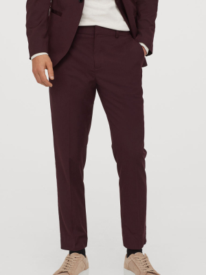 Skinny Fit Suit Pants