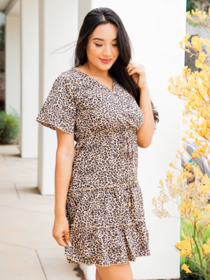 The Kian Dress - Cheetah