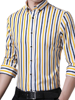 Pologize™ Casual Stretch Button Shirt