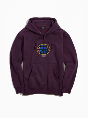 Obey Earth Applique Hoodie Sweatshirt