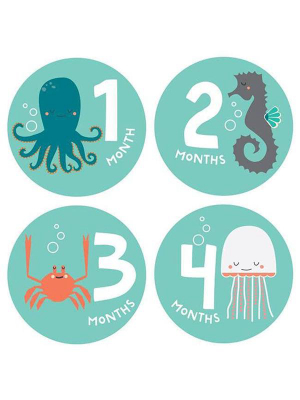 Snorkeling Adventure Milestone Stickers