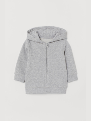 Hooded Sweatshirt Jacket