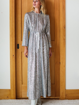 Orion Dress - Silver Sequin