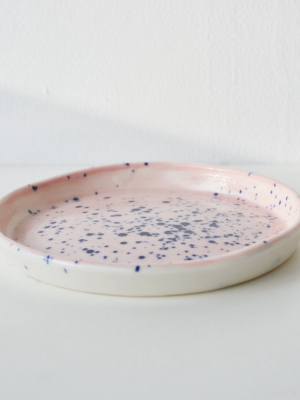 Porcelain Splatter Soap Trinket Dish Rose & Ink