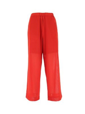 Y-3 Wide Leg Track Pants