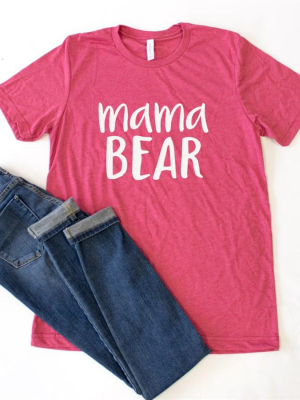 Mama Bear Crew Neck Tee