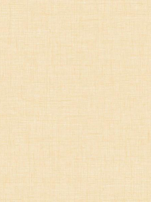 Palladium Linen Wallpaper In Cream By Seabrook Wallcoverings