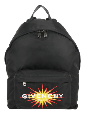 Givenchy Logo Embroidered Backpack