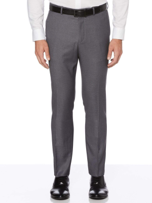 Slim Fit Nailshead Stretch Dress Pant