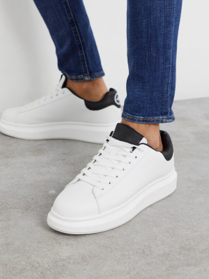 River Island Sneakers With Chunky Sole In White