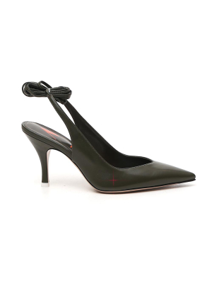 The Attico Venus 85 Slingback Pumps