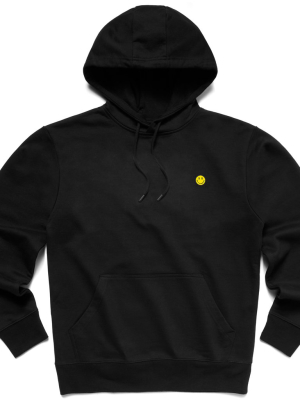 Smiley Embroidered Logo Hoodie