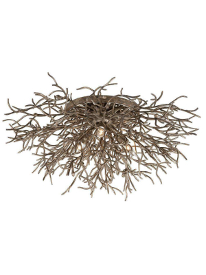 Sierra 3lt Ceiling Flush Distressed Bronze