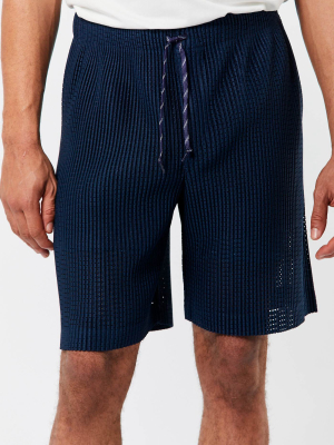 Navy Drawstring Shorts