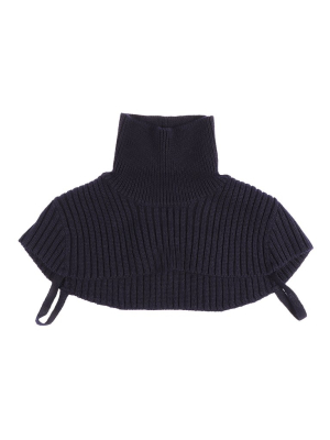 Maison Margiela Ribbed High-neck Scarf