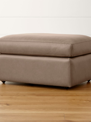 Lounge Ii Petite Leather 32" Ottoman