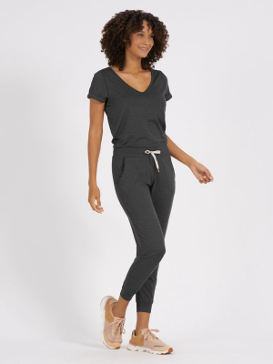 All Day Jumpsuit | Charcoal Heather