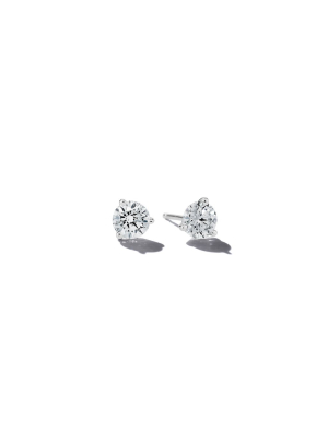 Martini Style Diamond Studs – 4mm